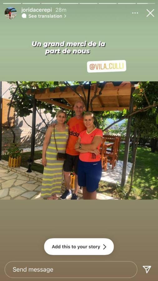 Vila Culli Përmet Esterno foto